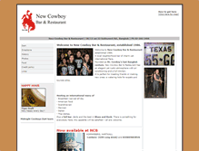 Tablet Screenshot of newcowboybar.com